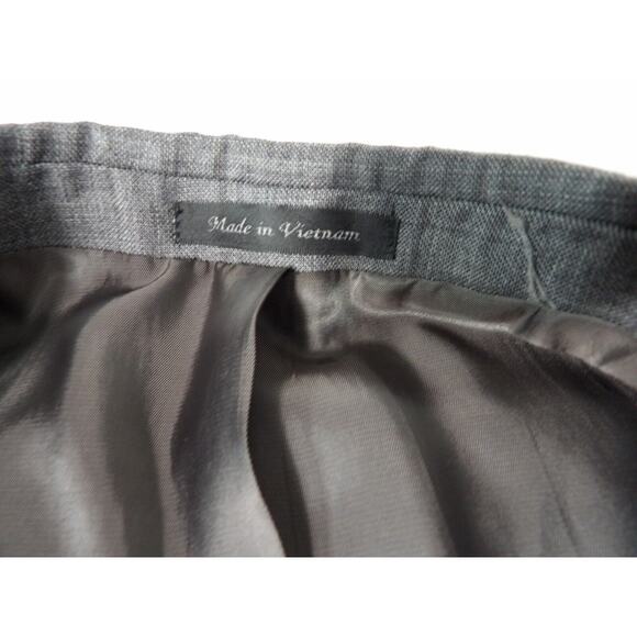 Lauren Ralph Lauren 42R Wool Blazer Grey Mens Career Sport Coat Suit Jacket - Picture 10 of 16